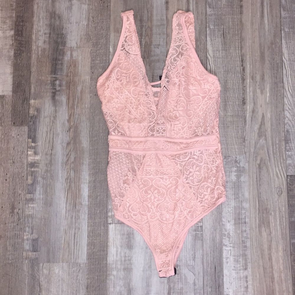 Pink bodysuit